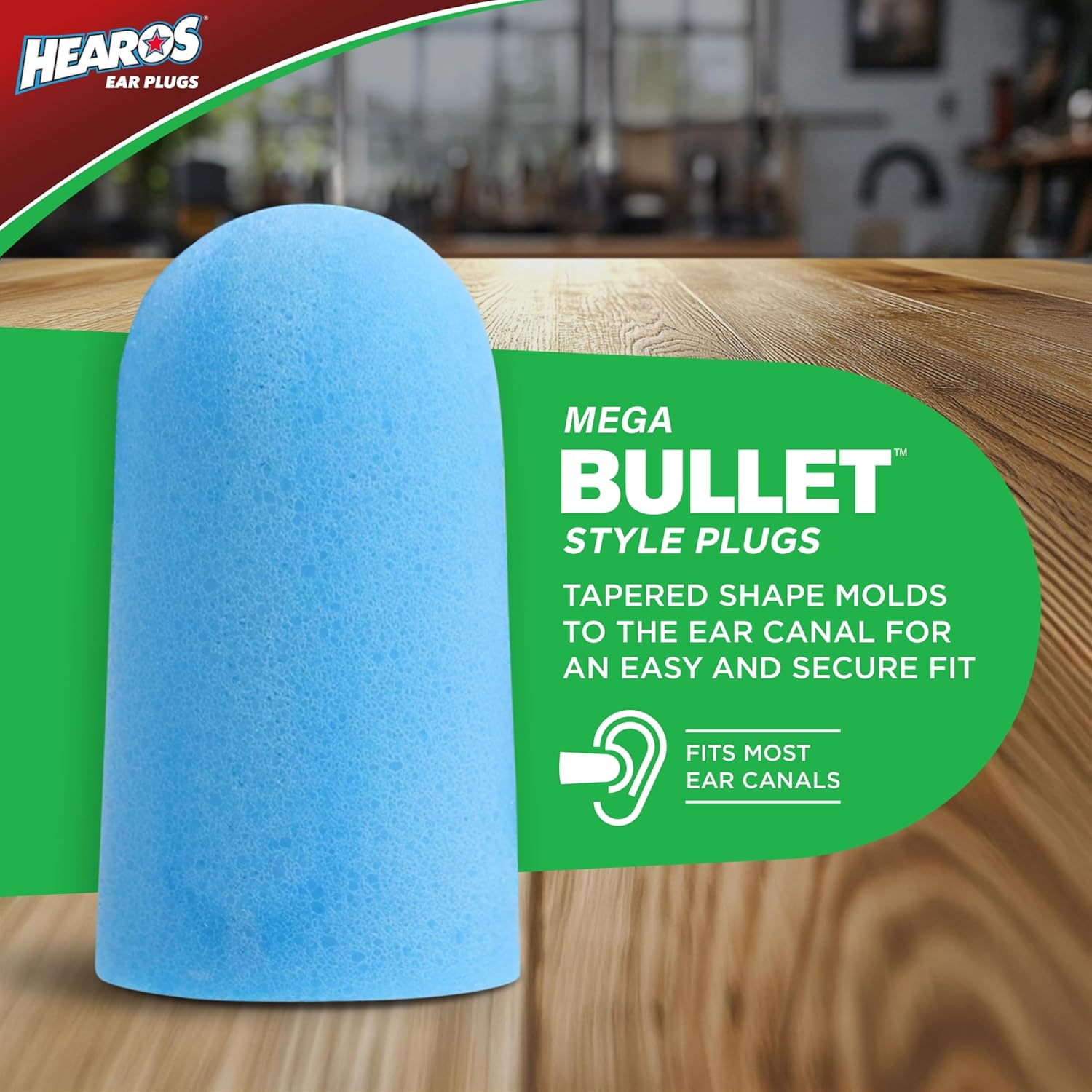 HEAROS XTREME Foam Earplugs, 32Db NRR Ear Plugs, 100 Pairs, Foam Ear Plugs Noise Reduction & Hearing Protection for Sleeping, Snoring, Working, Shooting, Travel, Concerts image number 3