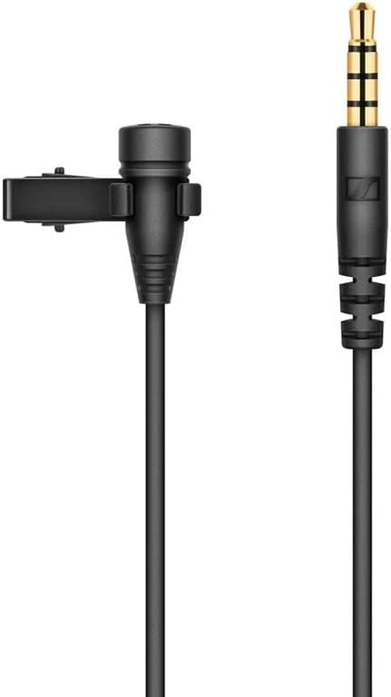 Sennheiser XS Lav, Omnidirectional Clip-On Lavalier Microphone with 3.5Mm TRRS Connector for Mobile & Pcs, 509260, Black image number 5