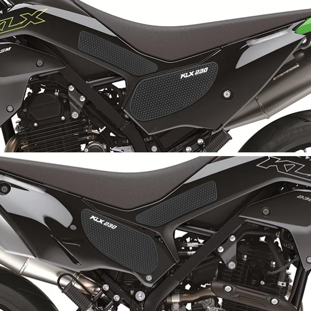 For KLX 230 S M KLX230S KLX230SM 2022 2023 Motorcycle Tank Pad Fuel Tank Sticker Accessories Fuel Tank Pad Anti-Slip Side Fuel Tank Pad Knee Pad Grip Pad image number 4