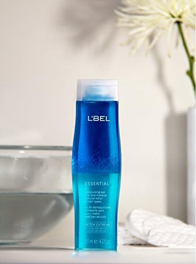 L'Bel Essential Moisturizing Eye and Face Makeup Remover Lotion for All Skin Types image number 2