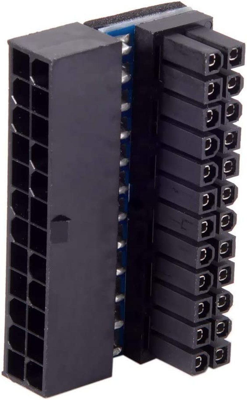 ATX 24Pin Female to 24Pin Male 90 Degree Power Adapter Mainboard Motherboard for Desktops PC Supply
