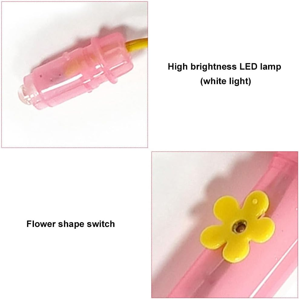 Doukesh Pack of 4 LED Lantern Sticks, Electric Electronic Lantern Stick with LED Light for Martin'S Day, Halloween, Christmas, Children'S Gifts image number 4