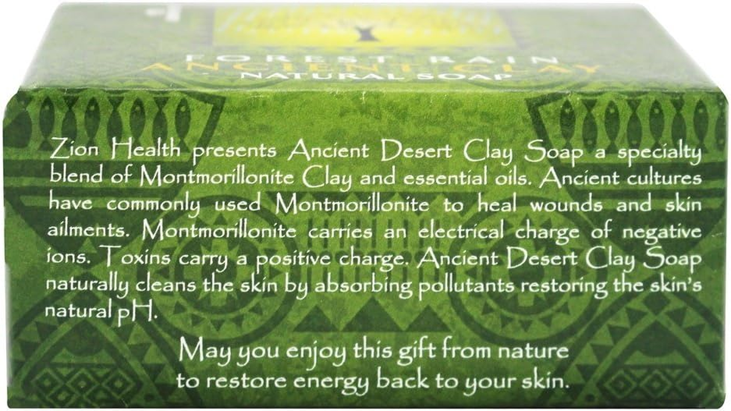 Zion Health - Organic Ancient Clay Soap Forest Rain - 10.5 Oz.