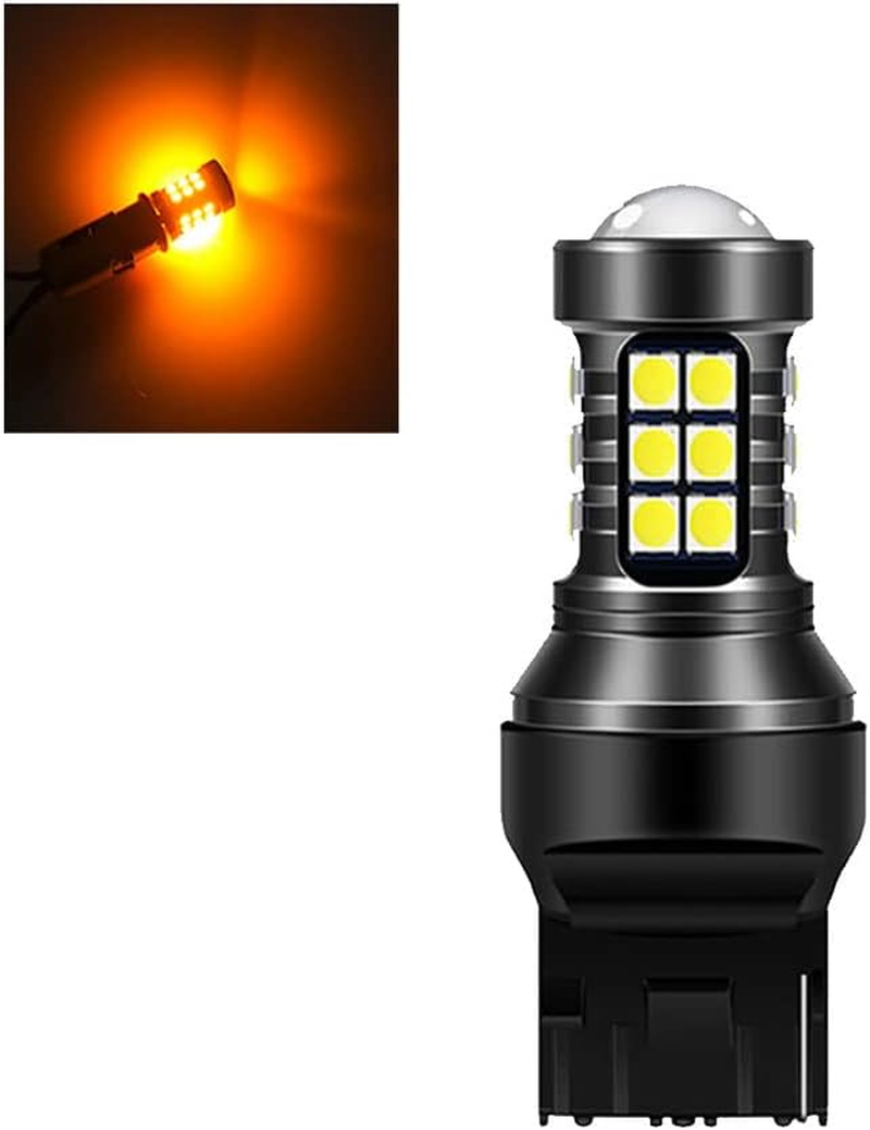 LED WY21W T20 7440 BRIGHT AMBER Bulb for Indicator Turn Signal AU NEW image number 2