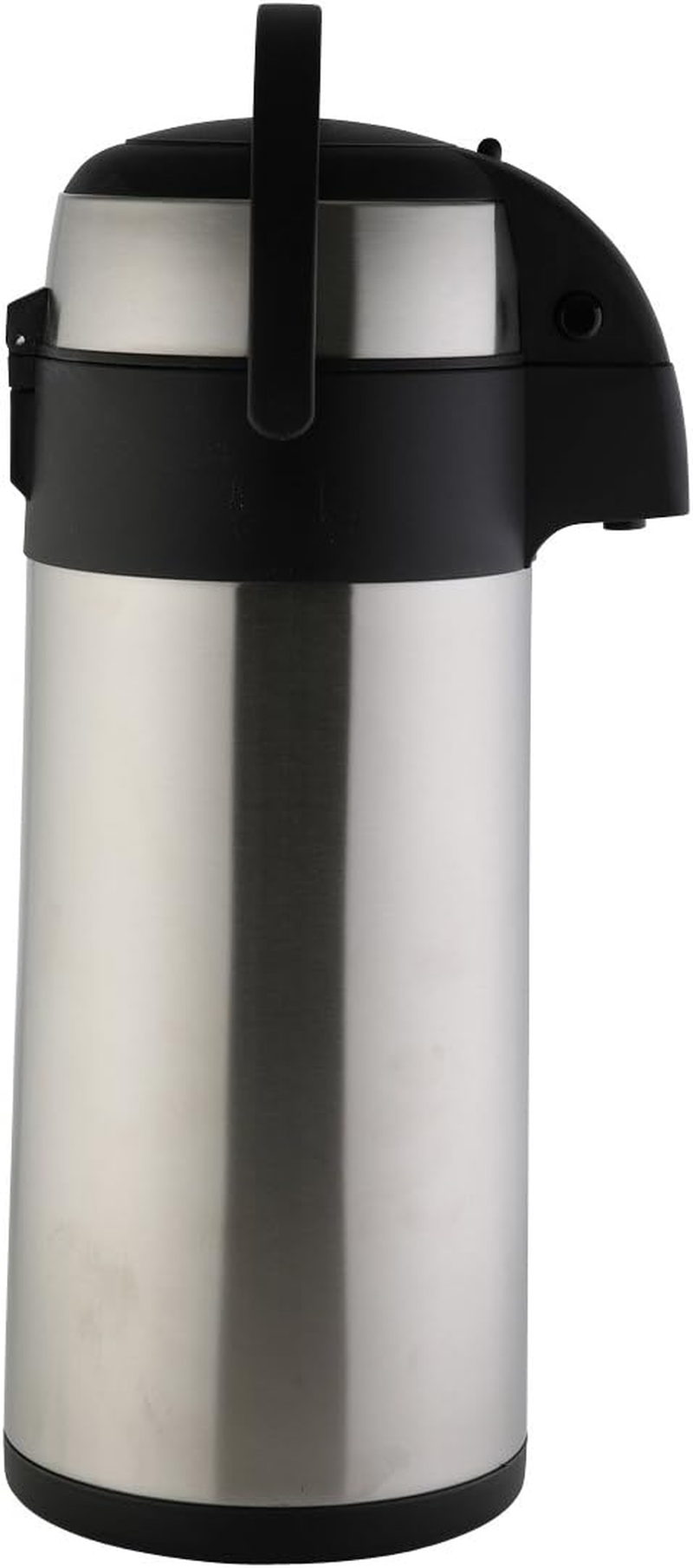 Axentia Airpot in Silver, Stainless Steel Pump Jug, Volume: Approx. 5 Litres, 19 X 19 X 45 Cm image number 4