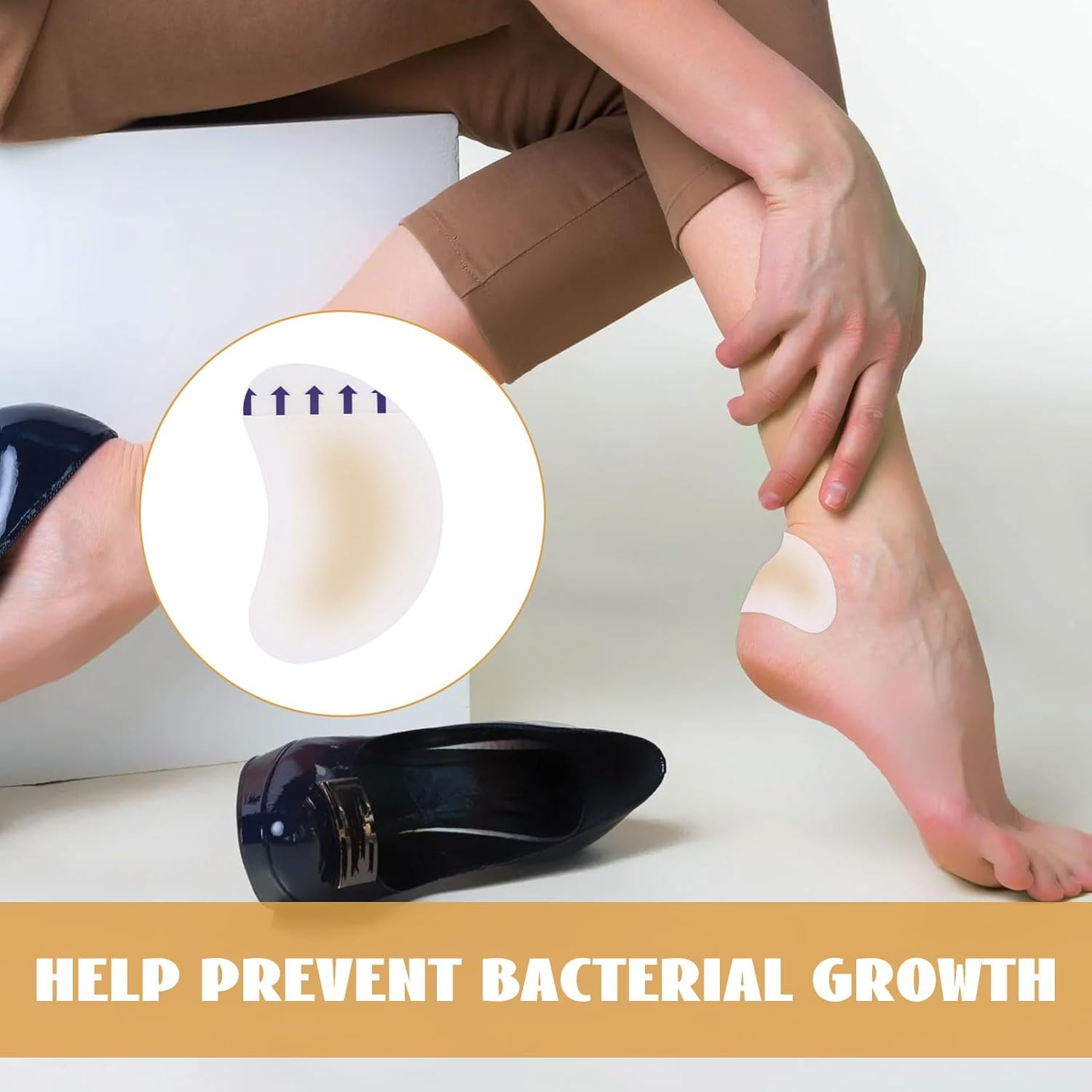 Blister Band Aid, 25 PCS Bandaids, Waterproof Bandaid, Invisible Gel Blister Cushions for Foot, Toe, and Heel Wear Prevention and Recovery, Ultra-Lightweight and Ultra-Thin Pads Bandages (5 Styles) image number 4