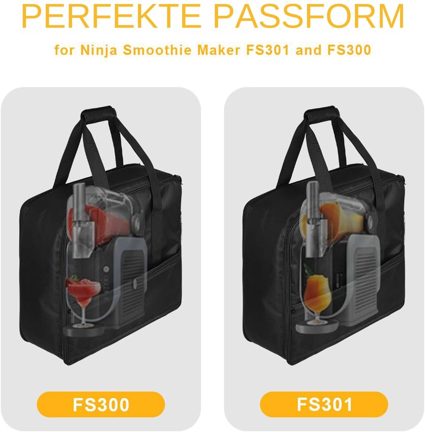 Flkiglm Protective Bag for Drink Maker, Dustproof Travel Storage for Preparation Device, Adjustable Carry Case with Accessories for Picnic, Camping image number 5