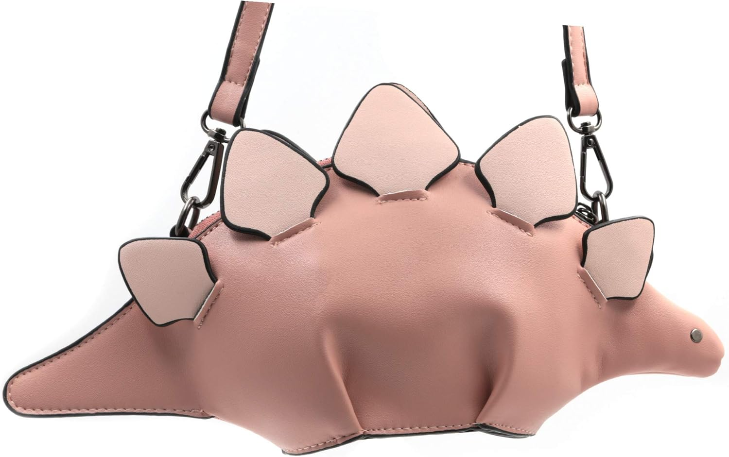 Dinosaur Shoulder Purses,Pu Rivet Tyrannosaurus Rex Crossbody Bag for Girl Women - A-Green image number 2