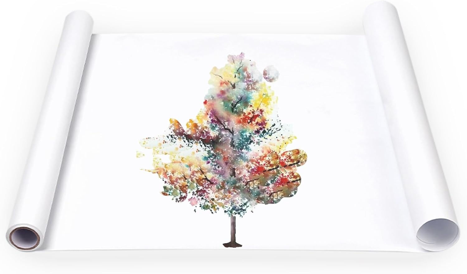 Long Easel Paper Roll 11.8" X 590" (49 Ft), Large White Bulletin Board Paper, Fade Resistant Art Paper Roll for Gift Wrapping Drawing Painting Craft Poster Banner Trace (1 Roll) image number 4