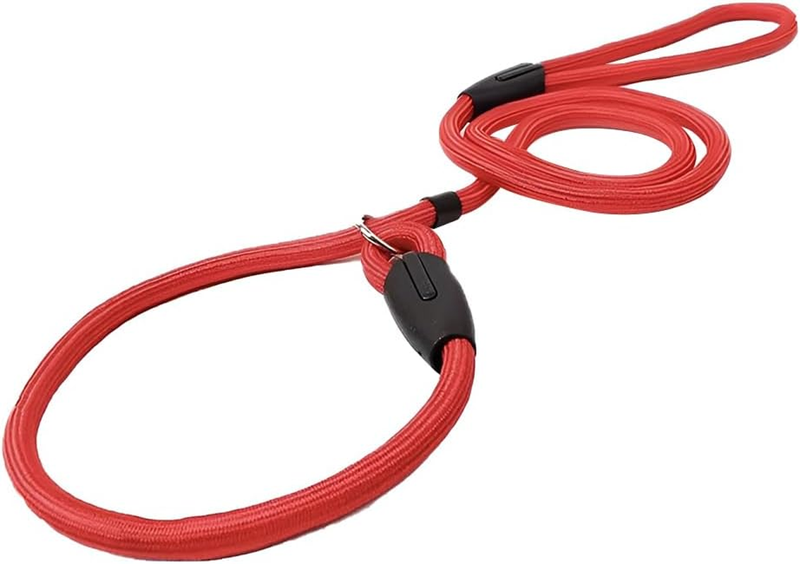 AIMALL Dog Training Correction Leash Lead Cesar Puppy Pets Millan Slip Nylon Rope - Durable Slip Rope Lead for Puppy and Pet Behavior Correction image number 7