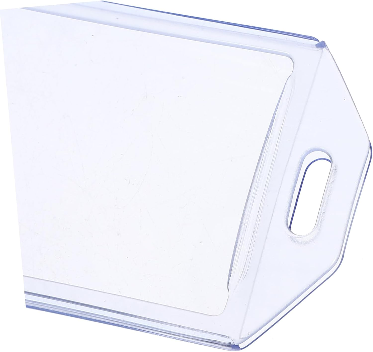 Parliky 10 Pcs PVC Luggage Tag Holders Clear Suitcase Id Label Tags Seal for Travel Business Card Insert High Visibility Prepunched for Easy Attachment image number 1