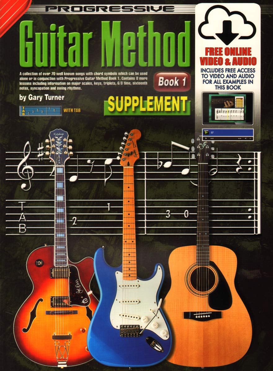 69133 - Progressive Guitar Method Book 1 - Supplement - Book/Online Video & Audio: with Poster