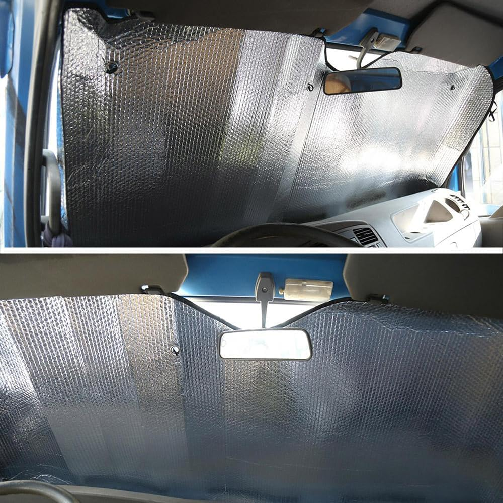 BIGTEDDY 1X Extra Big Large Van Bus Truck Sunshade Windscreen Sun Shade Heat Reflective image number 1