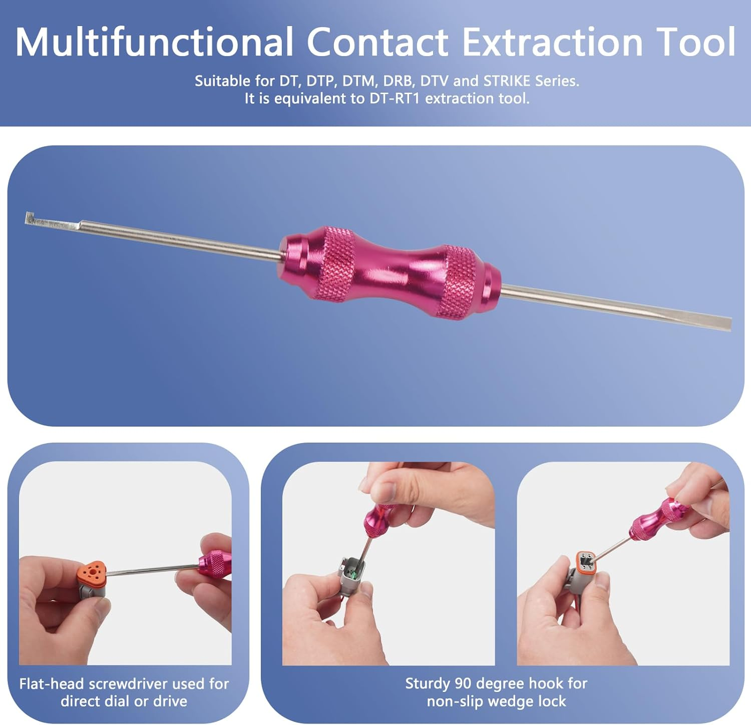 338 Pcs DT Deustch Connector Kit,2 3 4 6 8 12 Pin Connectors, Crimping Tool(12-20Awg), DT Connector Removal Tool, Size 16 Solid Terminal Contacts(14-20Awg), Waterproof Automotive Electrical Connector