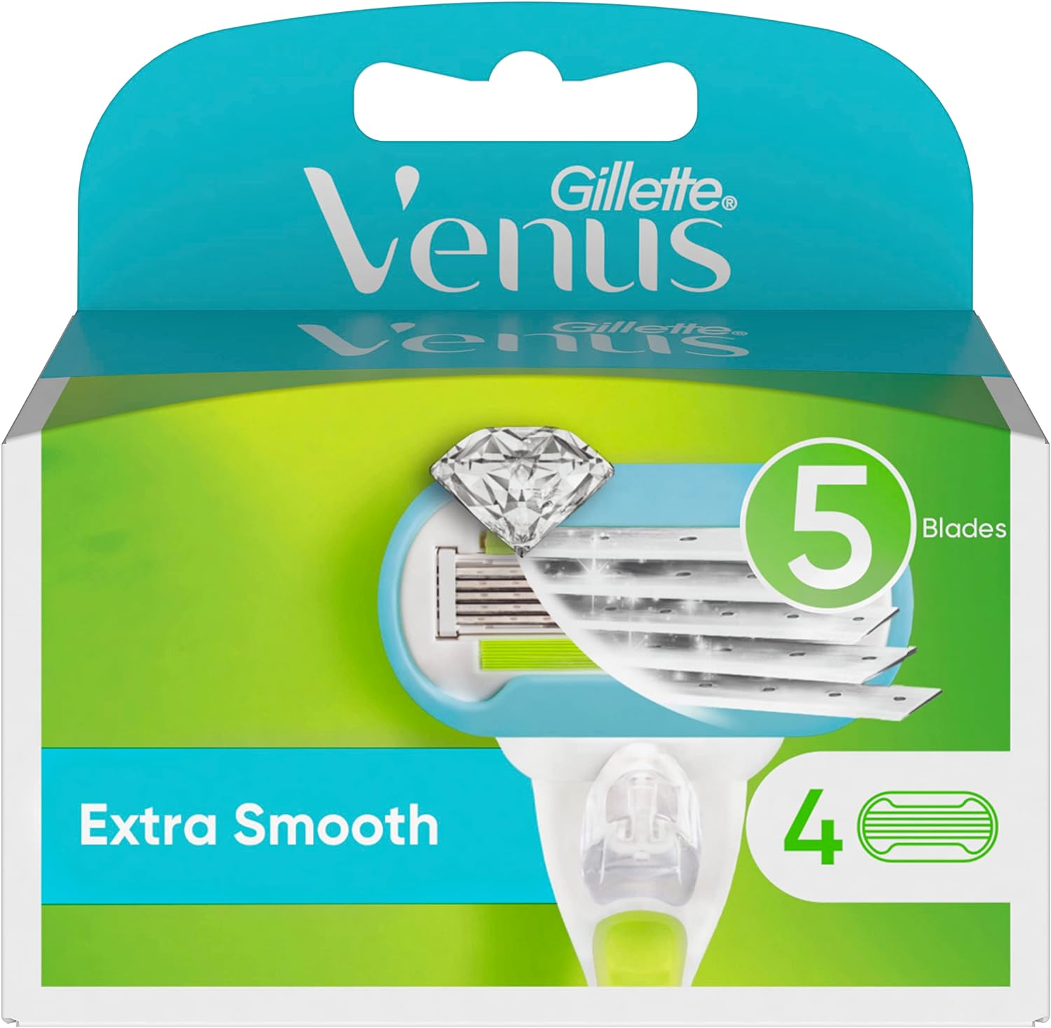 Gillette Venus Extra Smooth Women'S Razor Blade Refills, 4 Count image number 3
