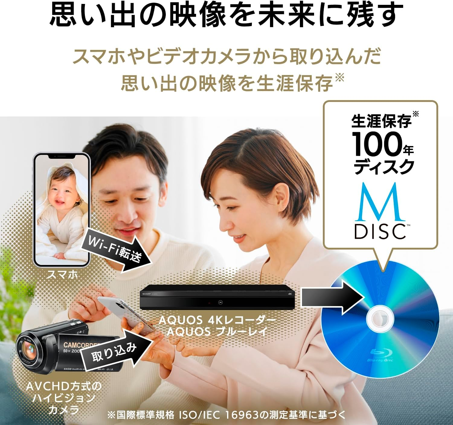 Victor M-DISC VBR520YMDP10J1 Long-Term Storage Blu-Ray Disc for Single Recording BD-R XL 100GB (520 Minutes) 10 Sheets Compatible with Inkjet Printers, 3 Layer on One Side, 2-4X Speed image number 3