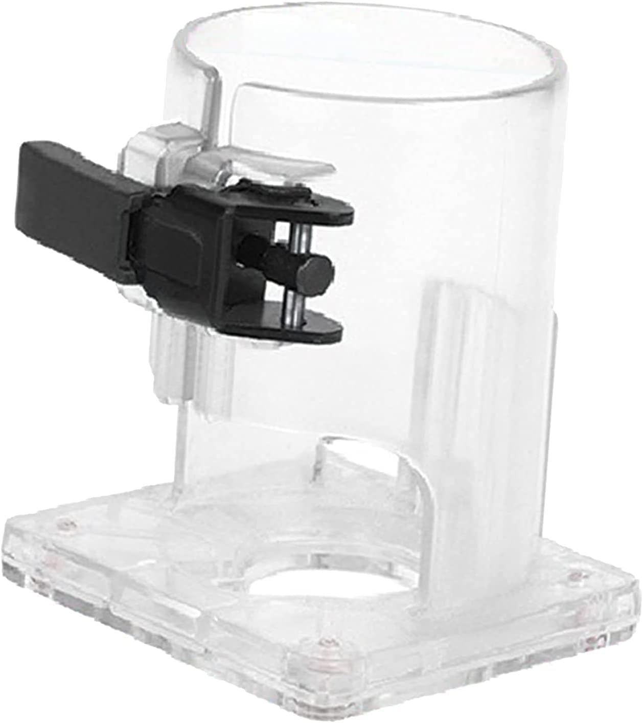 Woodworking Trimmer Router Transparent Plastic Base Power Tool Protective Shield Accessory Base (Model 2 (Enhanced)) image number 1