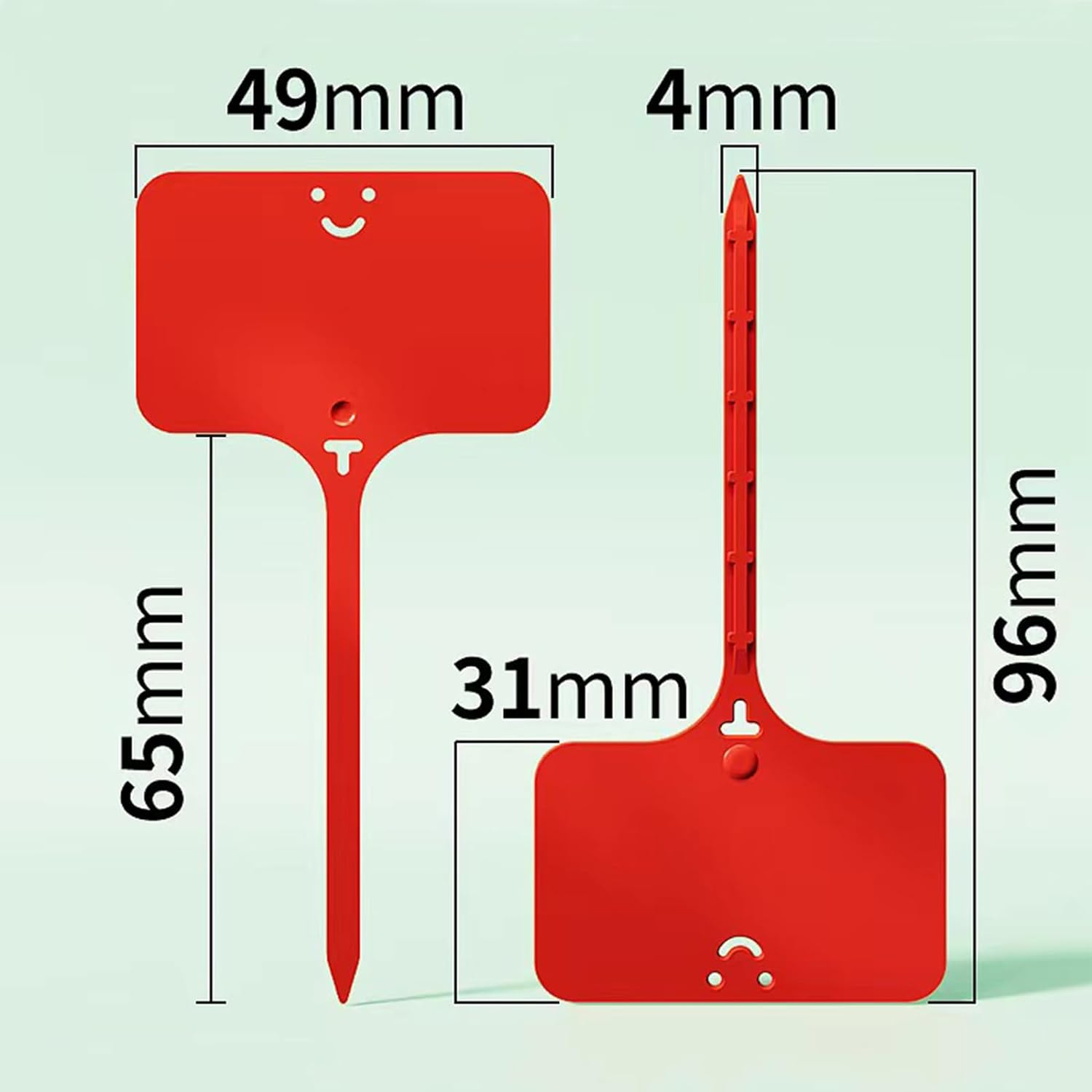 220 Pcs Plant Tags T-Type Plastic Nursery Garden Labels, Garden Labels for Plants Outdoor Waterproof Plant Labels Marker image number 4