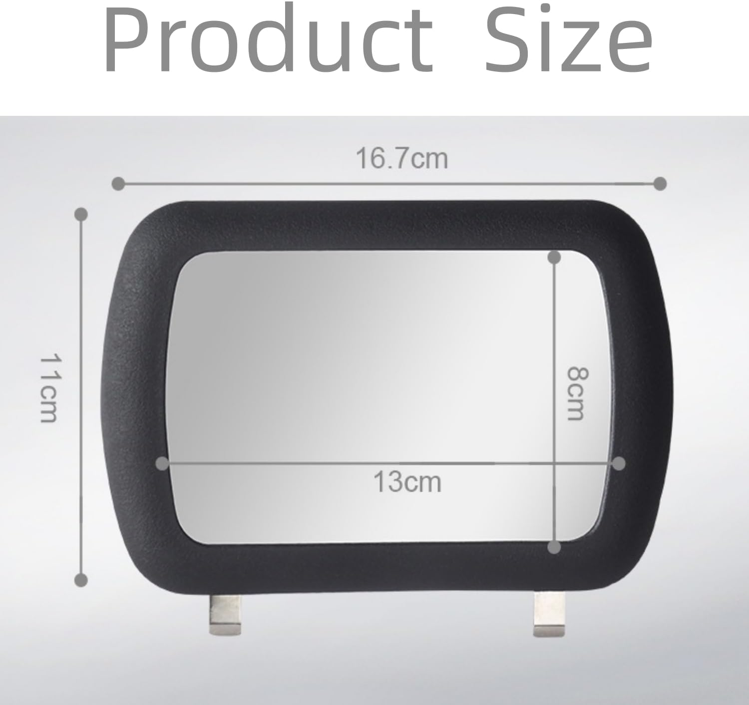 Sun Visor Mirror for Car,Day and Night Anti-Uv Sunshade Mirror Sun Anti-Uv Block, Car Vanity Mirror Goggles Shield, Automobile Accessories Dranng Auto Supplies image number 3