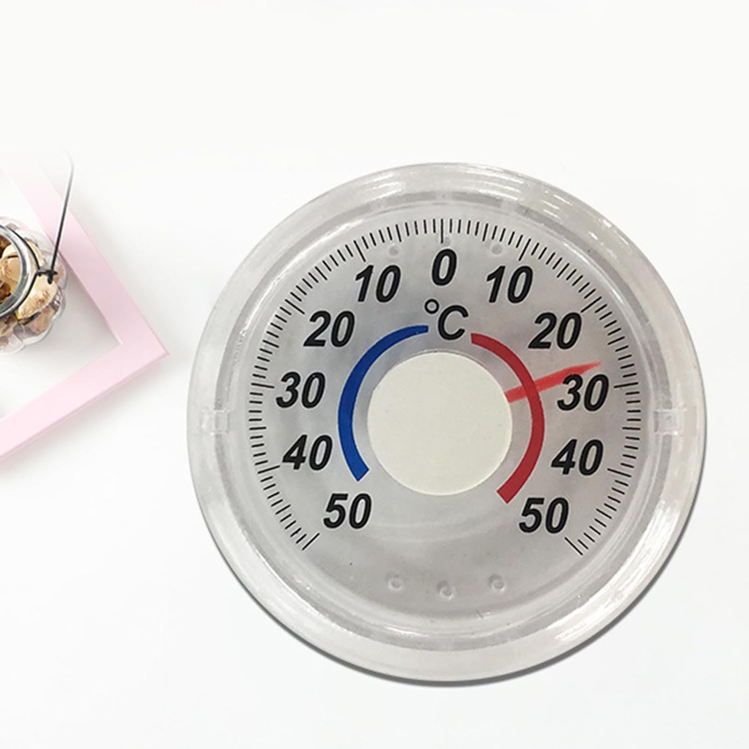 Outside Temperature Gauge - Analog Thermograph for outside Temperature - Easy to Read Accurate Measurement Equipment for Study Room Dormitory Bedroom Apartment image number 3