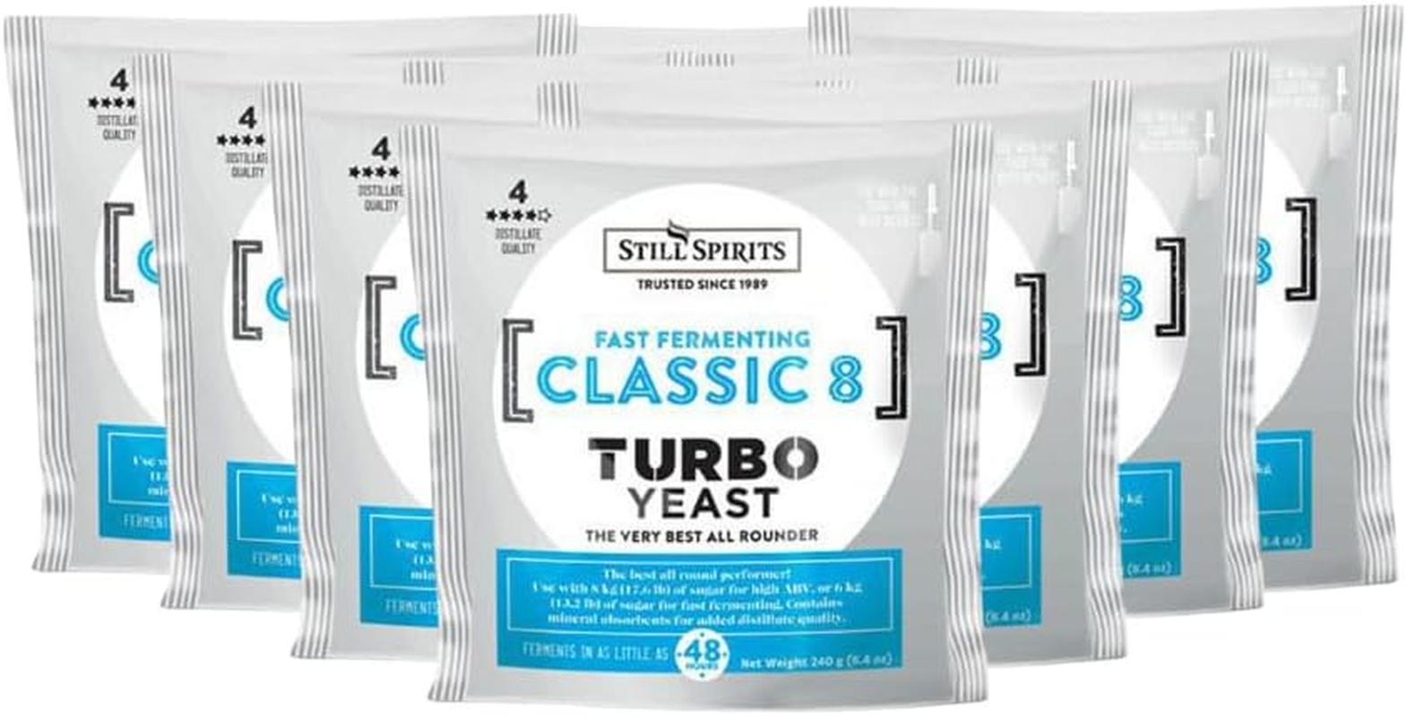 Still Spirits - Classic 8 Turbo Yeast - Multi Packs - Bulk Buy & save (10-Pack) image number 2