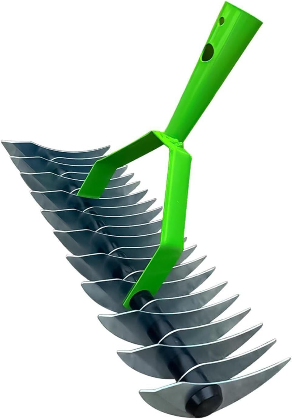 Tootoo 15-Inch Curved Teeth Thatch Rake Lawn Dethatcher Rake for Cleaning Dead Grass image number 5