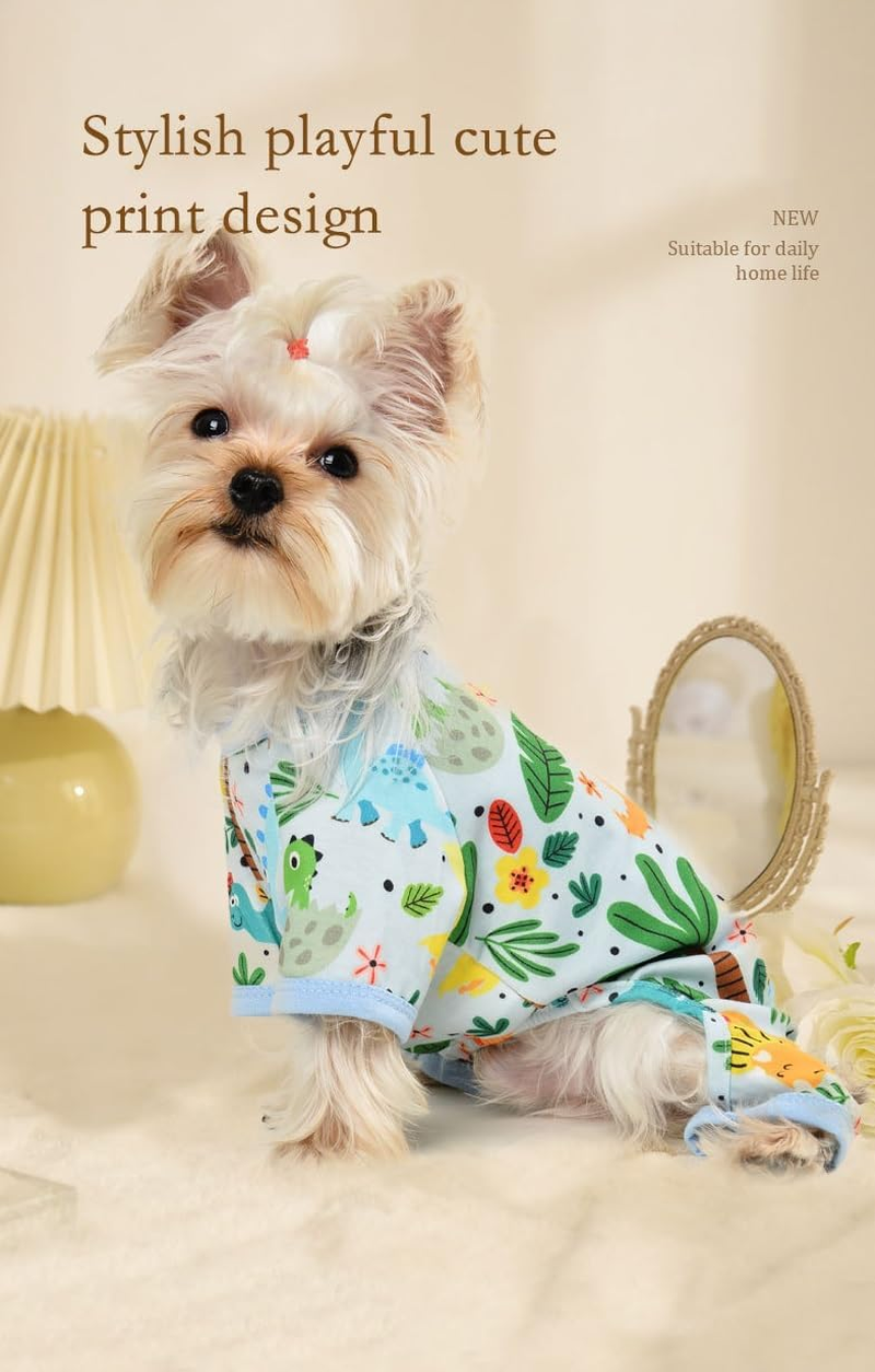 Dog Pajamas Dog Soft Dog Jammies Pet Dog Clothes, Lightweight (Baby Blue, XXL) image number 1