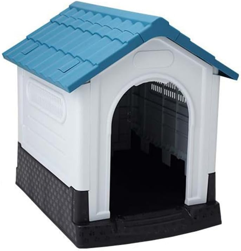 Outdoor Indoor Dog Kennel Plastic Puppy Pet House Weatherproof Large