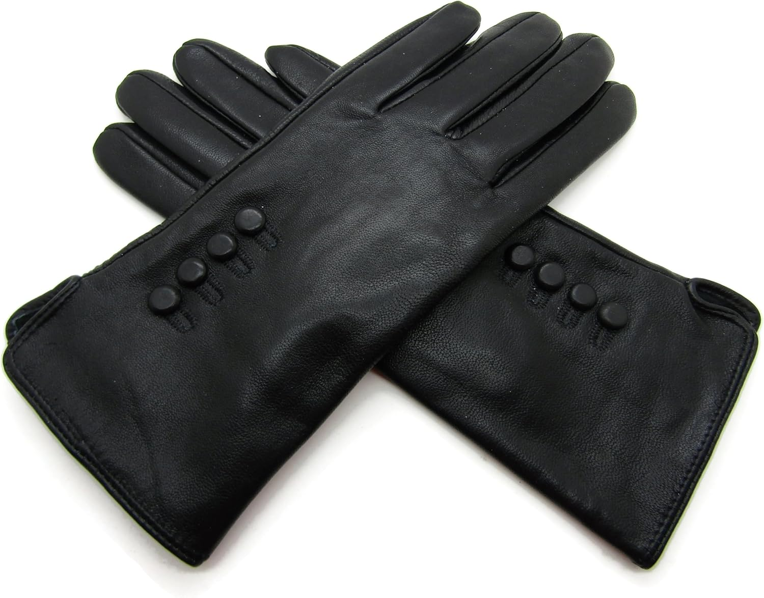 Theglovehut Womens Ladies Genuine Soft Leather Gloves Fully Fleece Lined Winter Warm image number 5