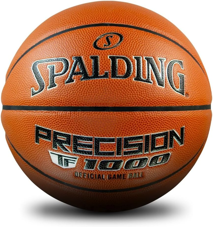 Spalding Precision TF-1000 Indoor Game Basketball, Size 6 image number 3