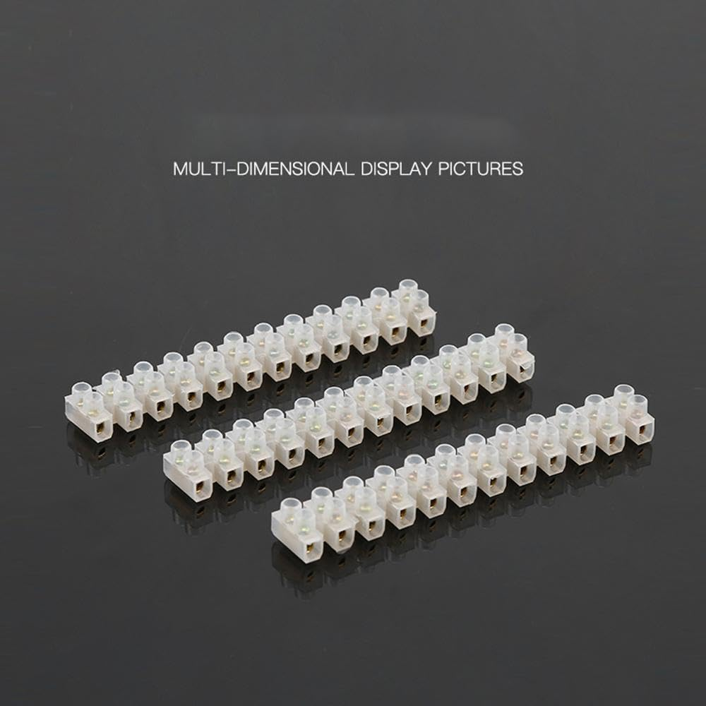 3Pcs Terminal Block, 30 Amp 12 Way Terminal Block Electrical Connector Strips image number 6