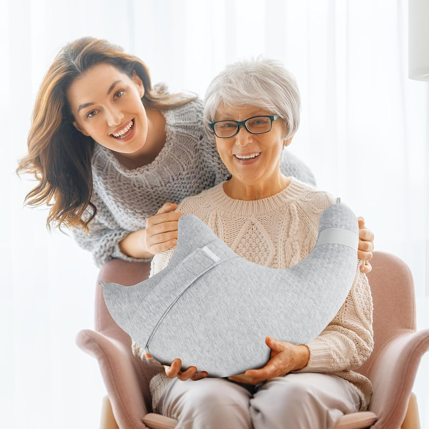 Roamready Rotator Cuff Pillow, Post Shoulder Surgery Pillow for Sleeping or Sitting, Shoulder Pain Pillow for Shoulder Surgery Recovery, Side Sleeper Pillow for Shoulder Pain and Shoulder Relie image number 2