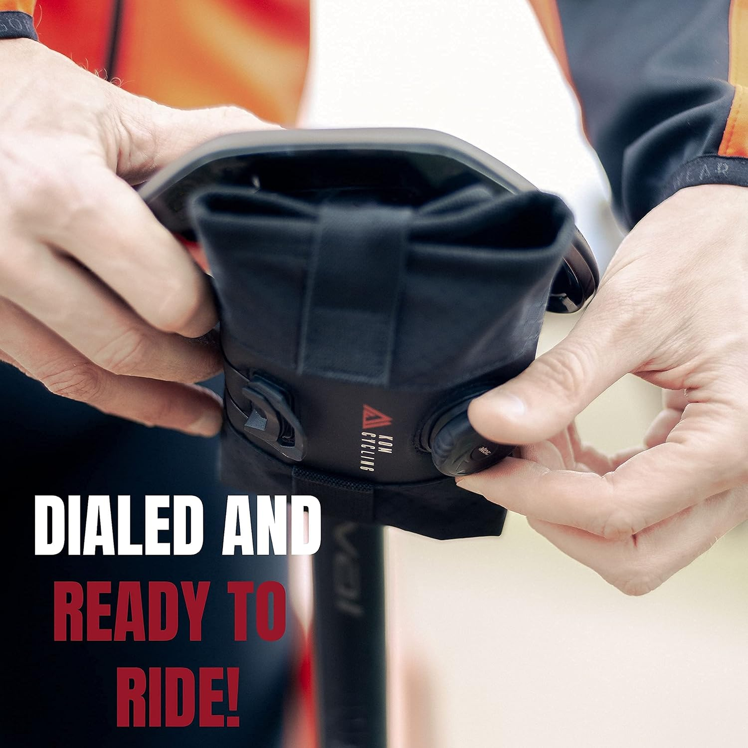 KOM Cycling Saddle Roll with ATOP Dial image number 1