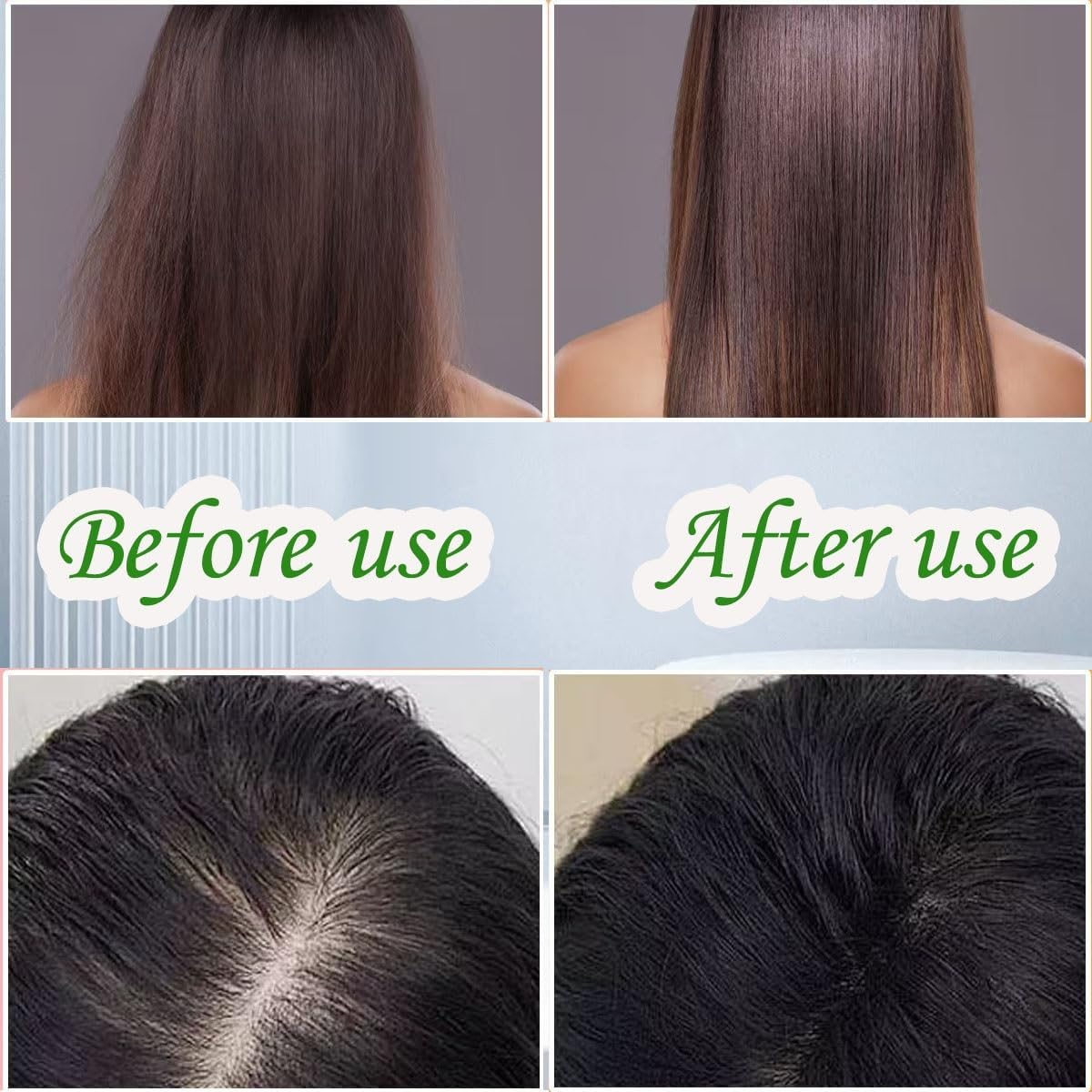 HMSCYGGL Batana Oil Shampoo, 300Ml, Rosemary Extract, Hair Growth, Nourishes and Regenerates Hair, Soft and Fluffy image number 5