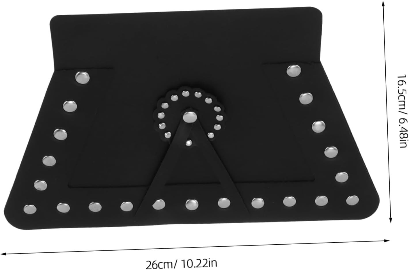 Mudguard Cover Rivet Accents Decorative Mud Flap for Motorcycles Faux Material Compatible Glide Series image number 3