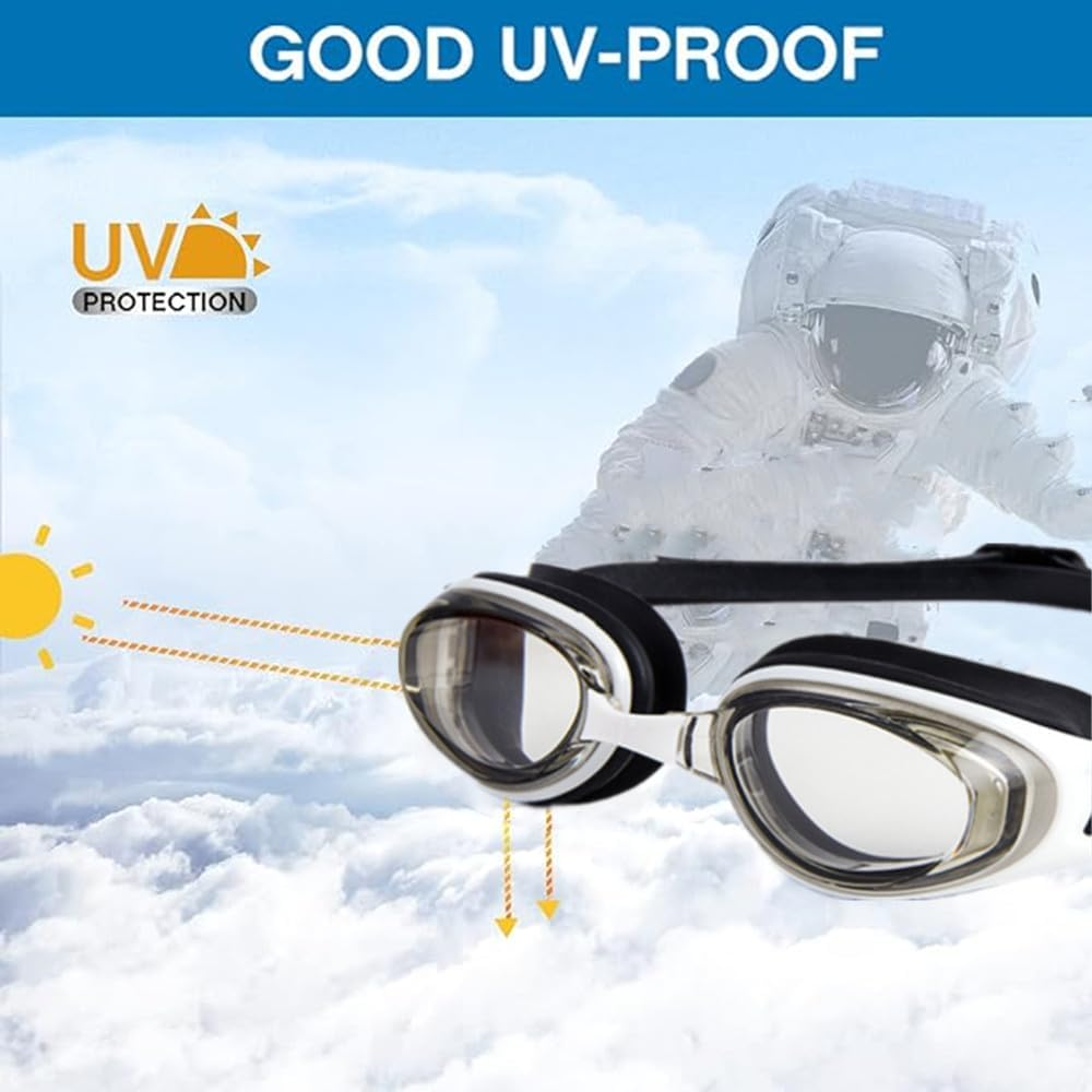 361 Swimming Goggles for Men/Women, Anti-Fog Anti-Uv Adult Swim Goggles, PC Lens Silicone Seals Perfect Fit, Boys/Girls/Junior/Youth Swim Goggles, Swimming Glasses image number 6