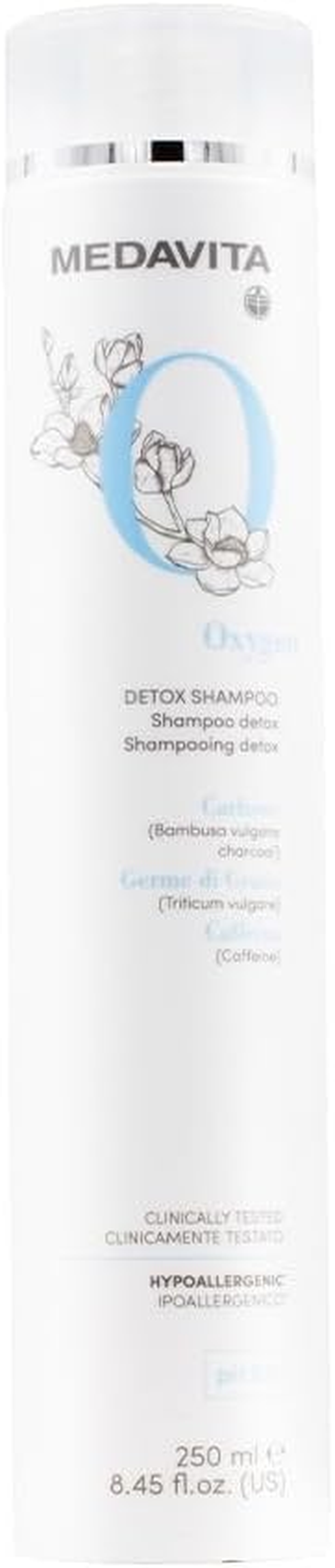 Medavita, Oxygen Detox Revitalising Shampoo Ph 5.5 250Ml