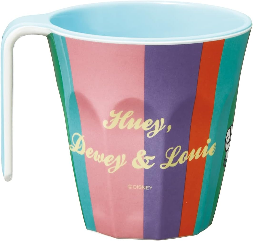 Skater MTH3-A Melamine Tumbler with Handle, 10.1 Fl Oz (300 Ml), Disney Retro Huey