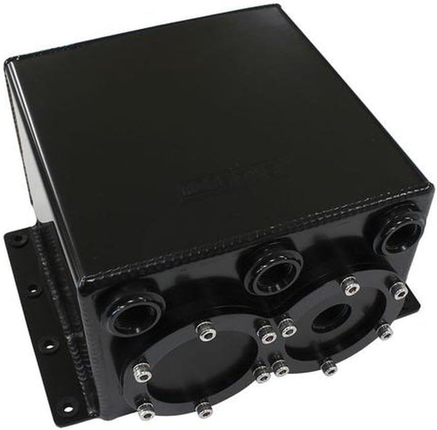 Aeroflow AF77-3244BLK Dual Fuel Pump Surge Tank Kit Black