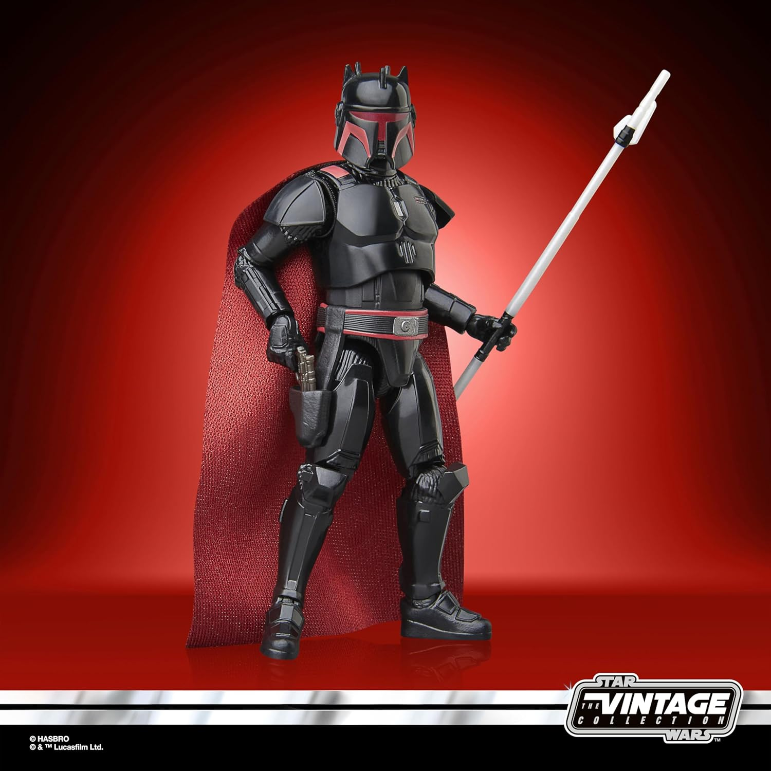 Star Wars the Vintage Collection Moff Gideon (Dark Trooper Armor), Star Wars: the Mandalorian Premium 3.75 Inch Collectible Action Figure image number 3