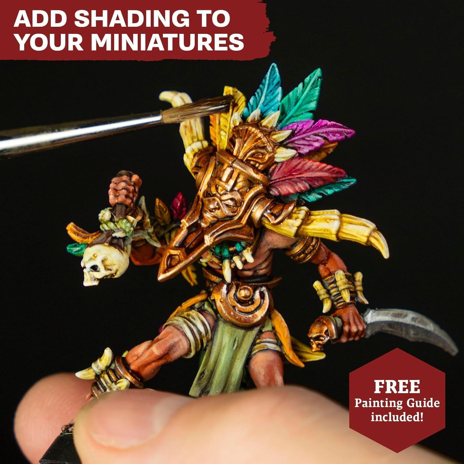 The Army Painter Warpaints Fanatic Acrylic Washes Paint Set, Multicolor, 18 Ml (Pack of 10) image number 3