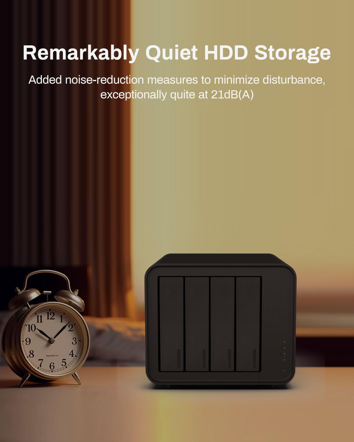 TERRAMASTER D4-320 External Hard Drive Enclosure - 4Bay USB 3.2 Gen2 10Gbps Type-C USB Storage Hot Swappable Plug and Play (Diskless) image number 3