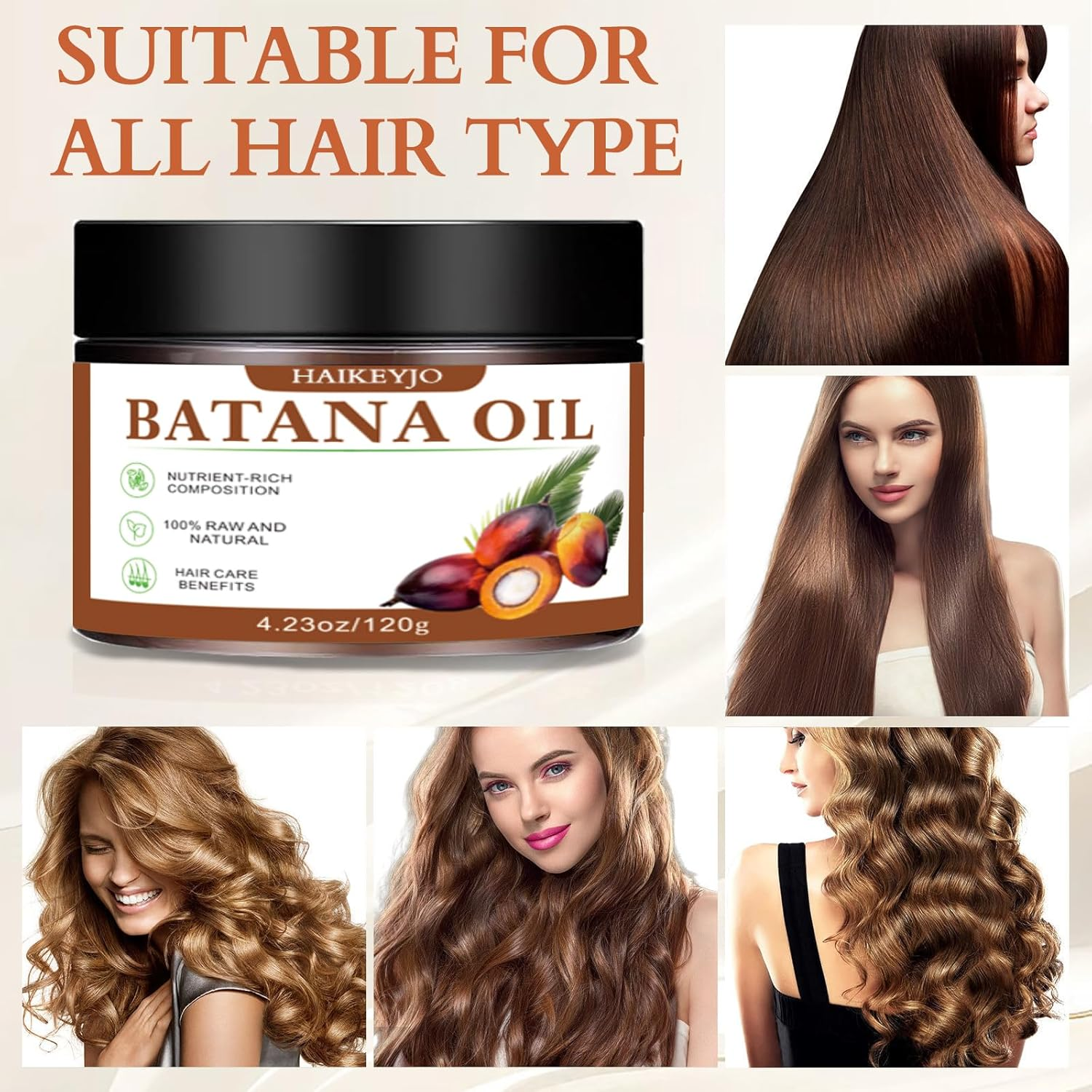 Raw Batana Oil for Hair Growth - 100% Pure Organic Unrefined Hair Oil from Honduras | Natural Hair Oil to Repair, Thicken & Moisturize All Hair Types | Men &Women,4.23 Oz image number 4