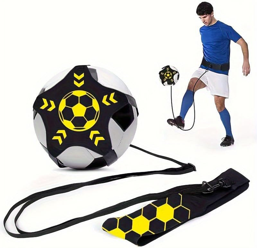 Soccer Training Belt,Soccer/Volleyball/Rugby Trainer,Hands-Free Adjustable Solo Soccer Trainer - Fits Ball Sizes 3, 4, and 5 image number 5