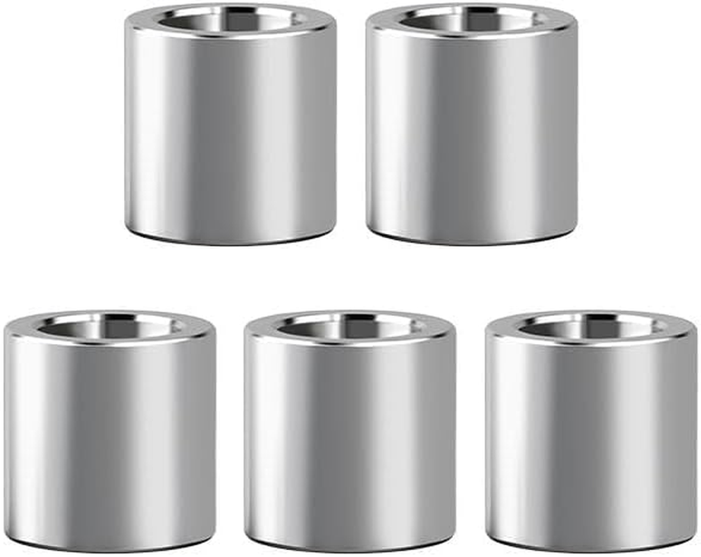 5 Pcs Aluminum Metal Spacer,8.2Mmx12Mmx20Mm round Screw Holder, Plain Grain Spacer for Screws Bolts and Rods image number 1