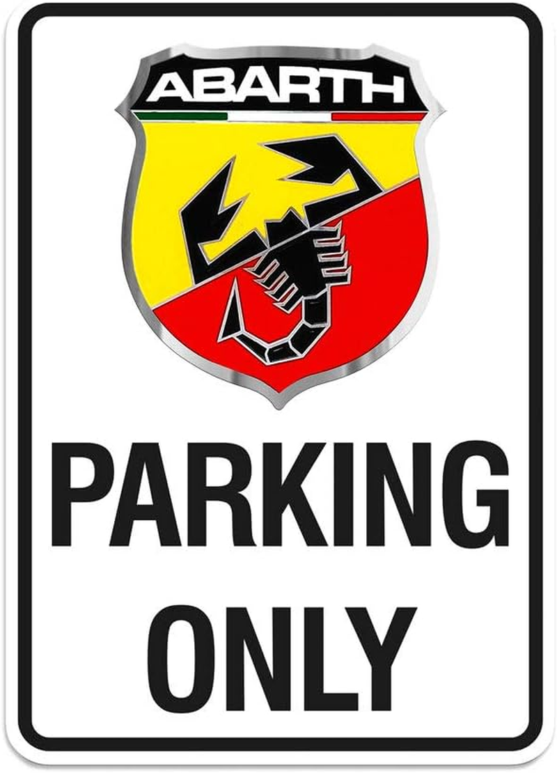 Abarth 21400 Parking Only Sign, 28 X 40 Cm image number 1
