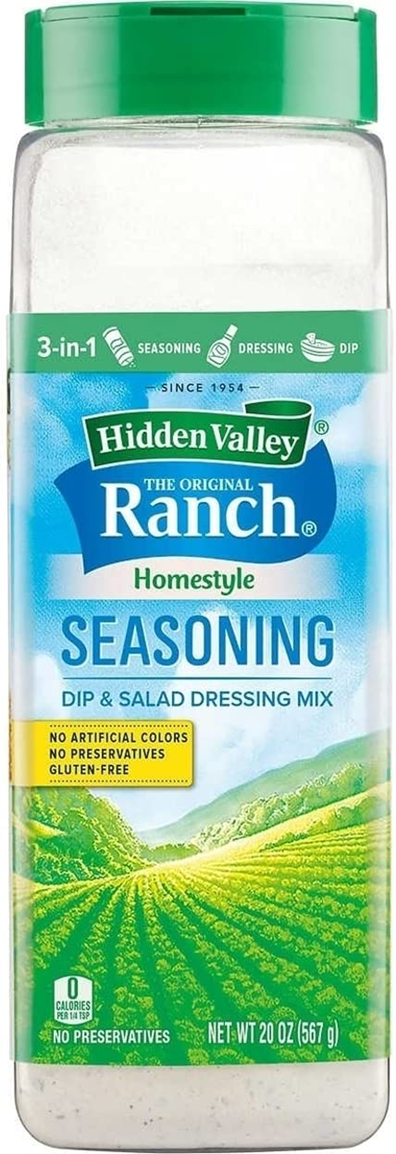 Hidden Valley Original Ranch Homestyle Seasoning Dip and Salad Dressing Mix 567 Gram Container image number 1