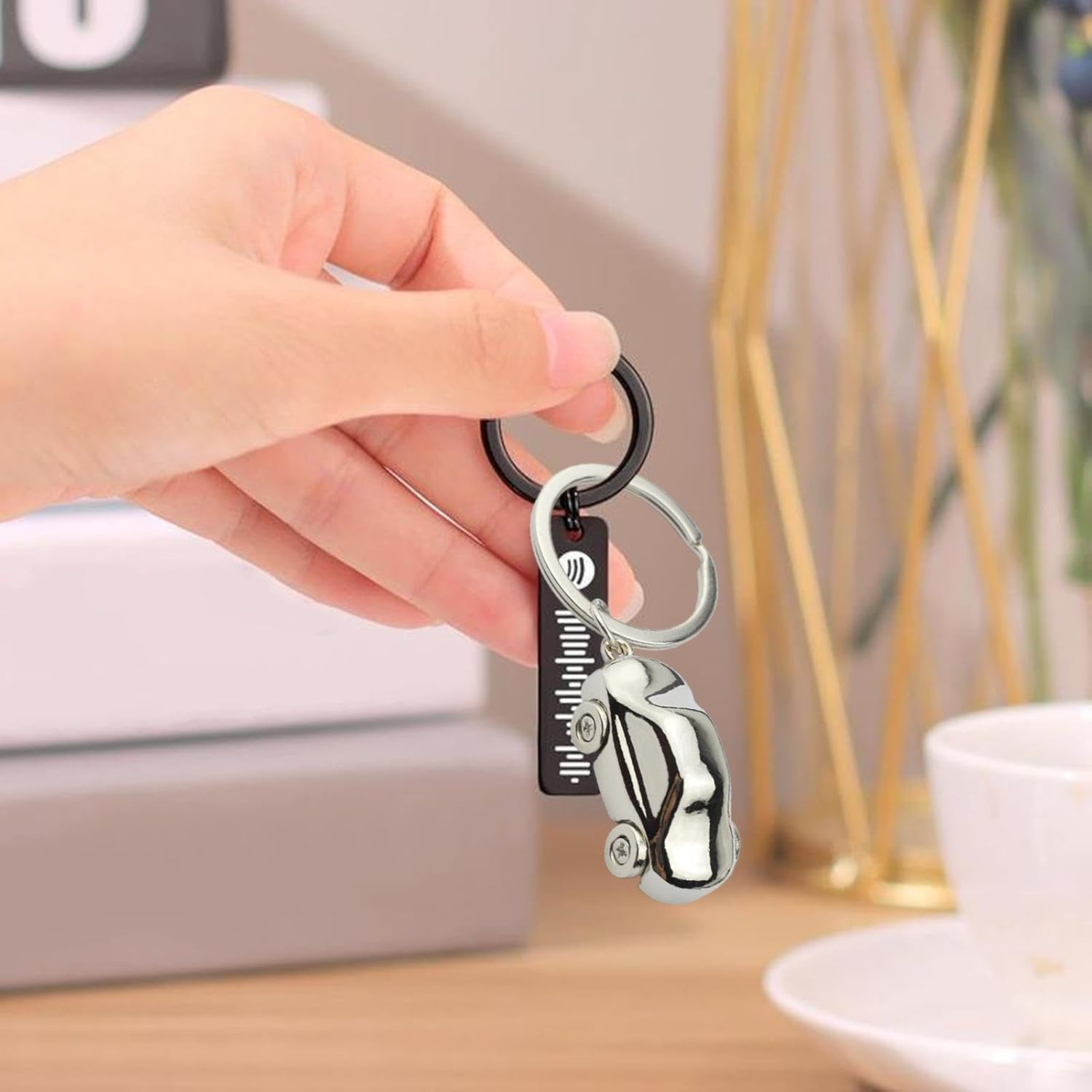 Shurzzesj Car Key Chain Car Key Pendant Metal Key Chain Stylish Cool Metal Model Pendant for Bag, Pocket, Wallet, Car Key, Travel image number 5