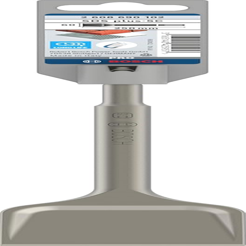 Bosch Accessories Professional SDS plus Spade Chisel (For Masonry, Mortar, 60Mm X 250Mm, Accessories for Rotary Hammer Drills)