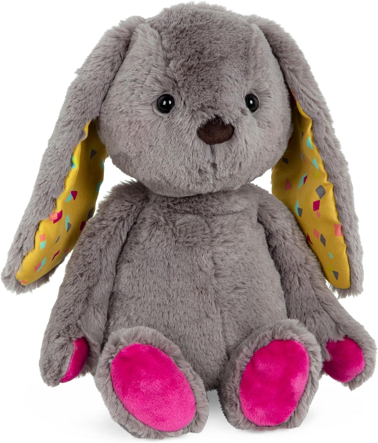 B. Toys &ndash; 12-Inch Plush Bunny Soft & Cuddly Plush Rabbit Toy Washable &ndash; Happy Hues &ndash; Grey Bunny &ndash; 0 Months+ image number 6
